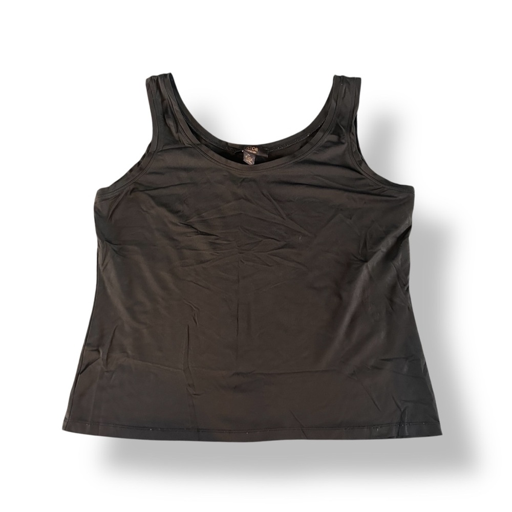 [Victor Alfaro] Brown Stretch Tank Top